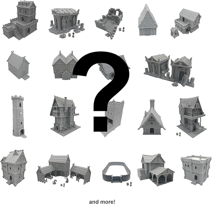 Hautico Tabletop Miniature Building Terrains Blind Box Compatible - Image 2