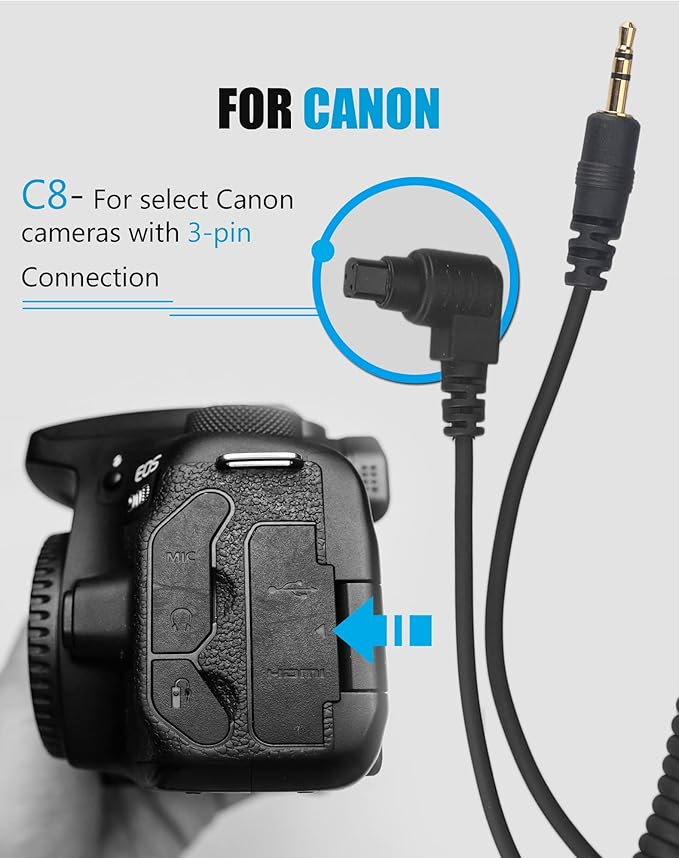 Camera Wireless Remote Shutter Release, Long Exposure Timelapse Remote Control - Image 6