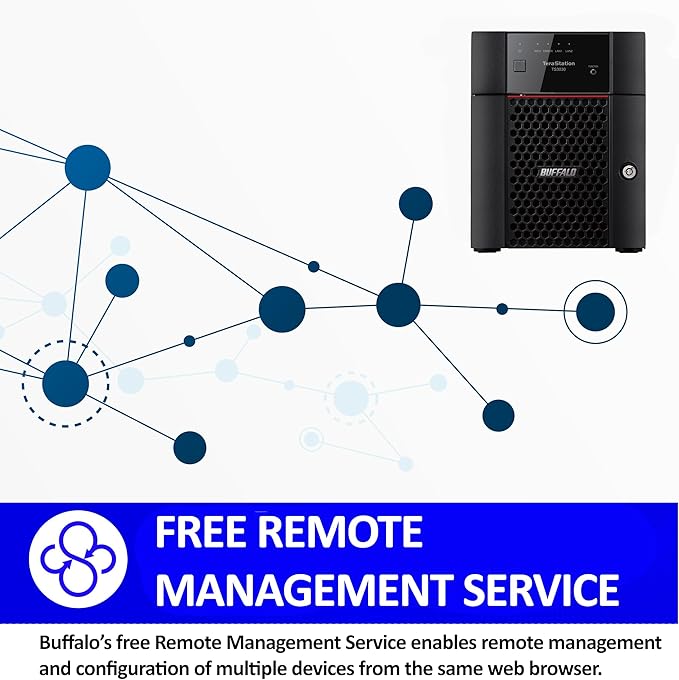 BUFFALO TeraStation 3430DN 4-Bay 16TB Desktop Small-Med Business NAS w/Hard - Image 7