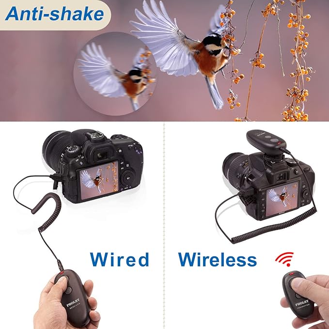 PHOLSY O6 for Olympus Shutter Release RM-UC1 Camera Remote Control Trigger for - Image 4