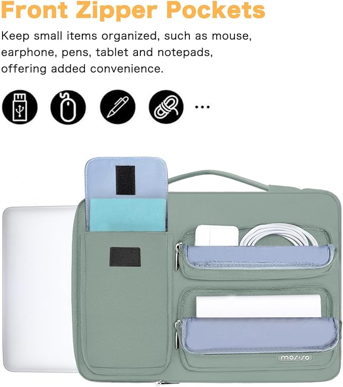 MOSISO 360 Protective Laptop Case 13.3 inch, 13-13.3 inch Laptop Sleeve - Image 2