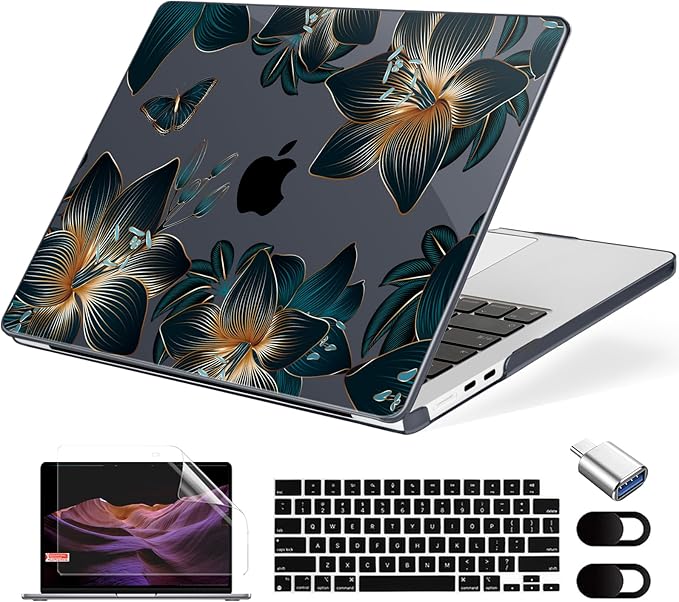 Compatible with MacBook Air 13.6 inch Case, M4 A3240/M3 A3113/M2 A2681 by MecBevia