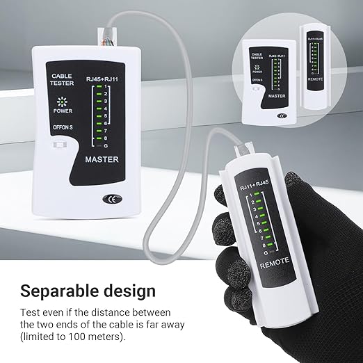 RJ45 Cable Tester Network Cable Tester Ethernet Wire Test Tool - Image 4