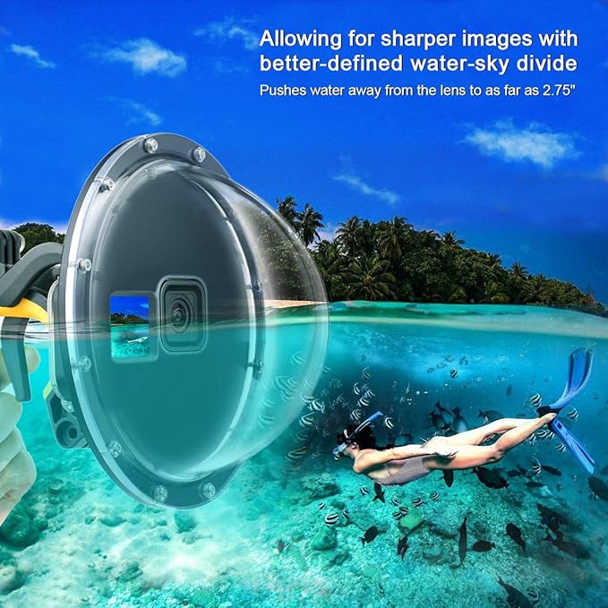 Dome Port for GoPro Hero 9 10 11 12 13 Black- Underwater Waterproof Dome Port - Image 5
