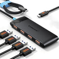 10Gbps USB C Hub, 4 Ports USB 3.2 Splitter by Lemorele