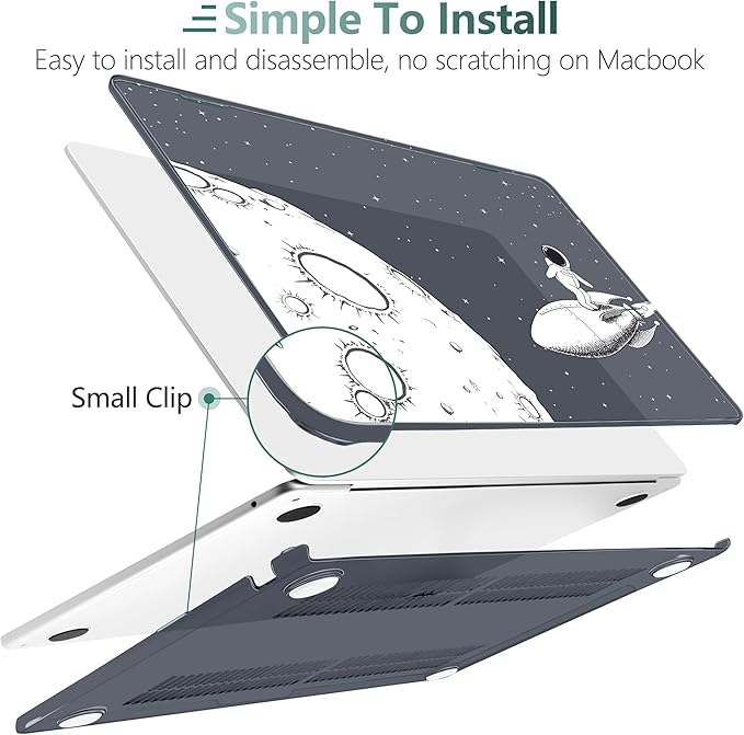 TWOLSKOO Compatible with M4 MacBook Air 15 inch Case 2025-2023 Released Model - Image 3