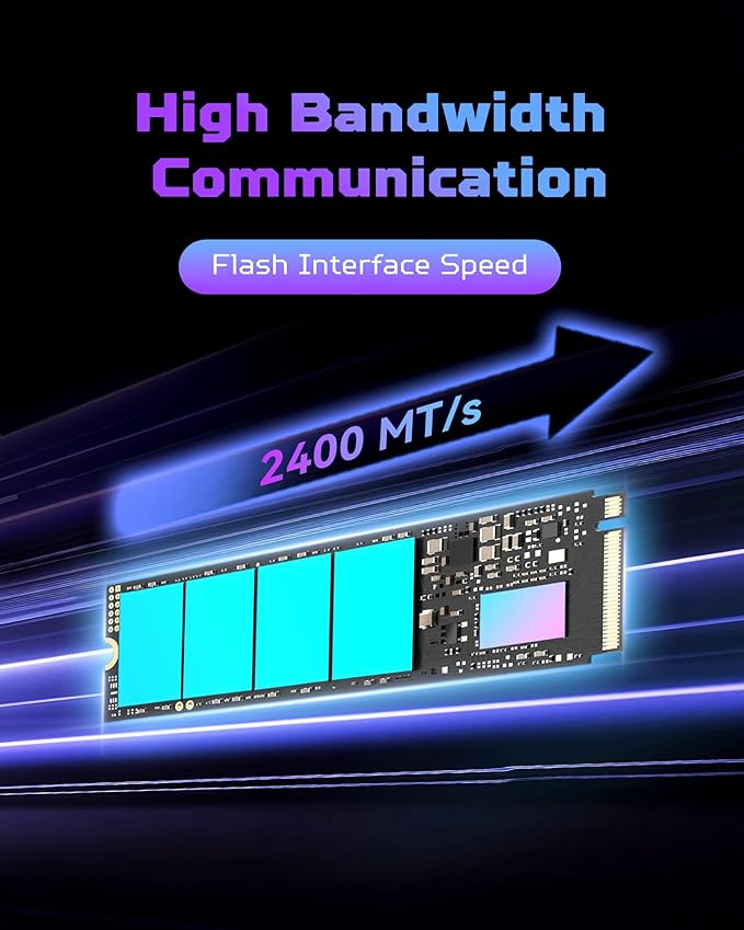 acer Predator GM7 1TB SSD: M.2 2280 PCIe Gen 4 x4 NVMe 2.0, Read Speed Up to - Image 6