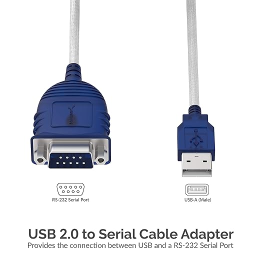 SABRENT USB 2.0 to Serial DB 9 RS 232 Converter Cable, Prolific Chipset - Image 3