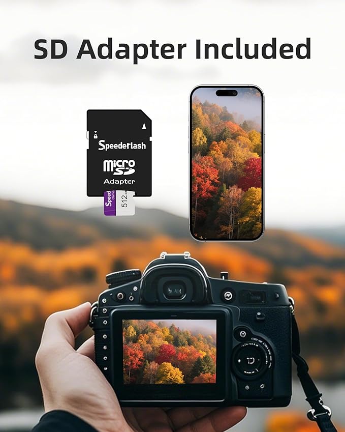 Micro SDXC Memory Card 256GB 2 Pack, Speederlash Camera Plus TF Card - Image 5