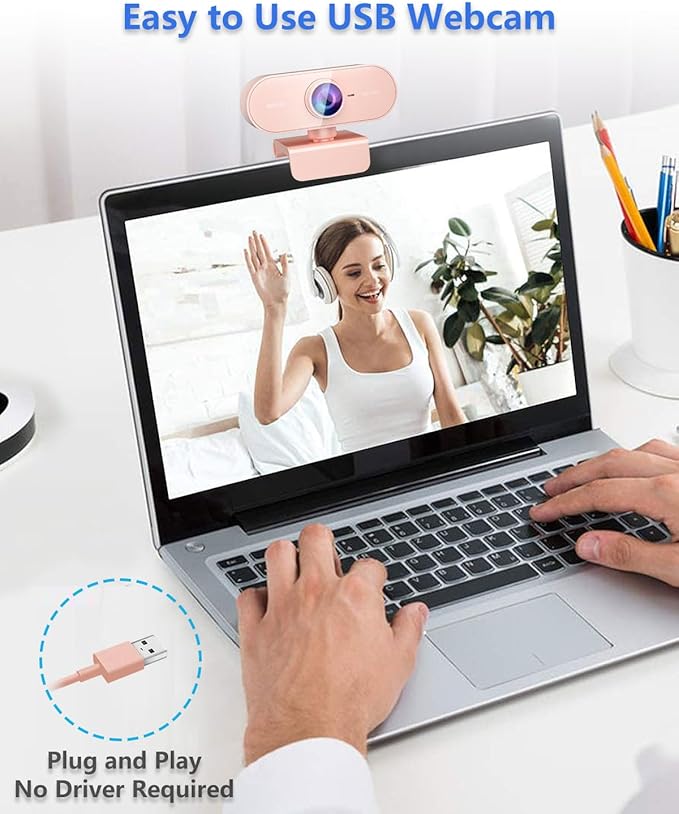 Webcam for PC&1080P HD Web Cam, Webcam - Image 6