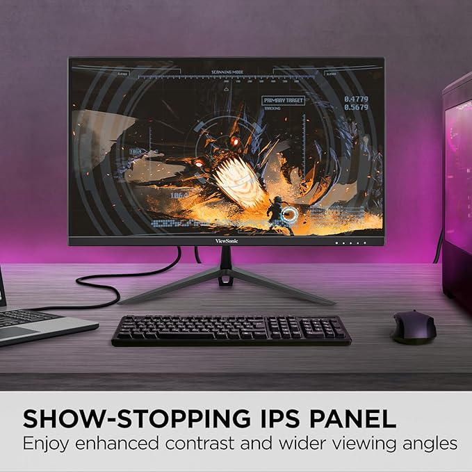 ViewSonic VX2428A 24 Inch 1080p 0.5ms 180Hz IPS Gaming Monitor - Image 3