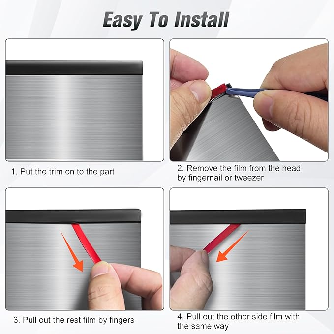 Rubber Edge Trim, Self Adhesive U Channel Edge Trim, U Shaped Trim - Image 6