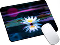 Mouse Pad, Cute Lake White Lotus Flowers Mouse Pads by HUOCAIREN