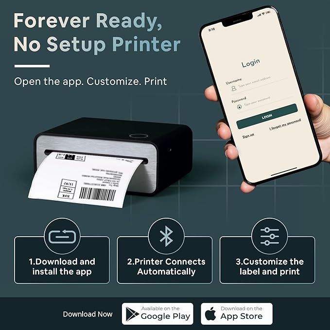 Wireless Return Label Printer – Compact, Battery-Powered & Easy-to-Use Package - Image 5