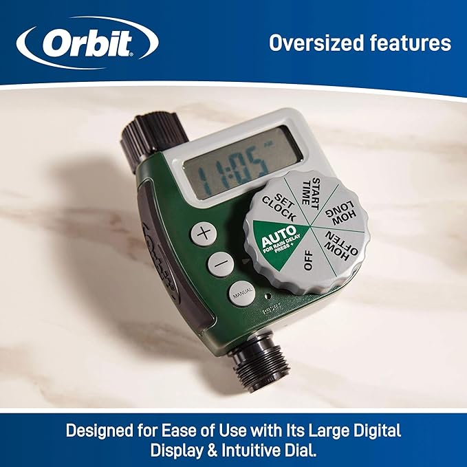 Orbit 62067 1-Outlet Programmable Digital Hose Watering Timer - Image 6