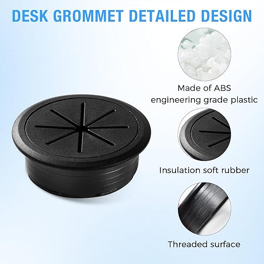 Desk Grommet 3-1/8", Desk Hole Cover - Image 3