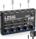 LZSIG Mini Audio Mixer, Stereo Line Mixer by LZSIG
