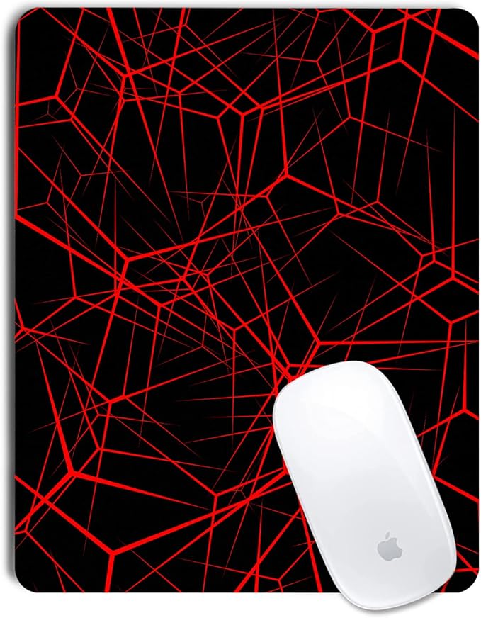 Abstract Lines Mouse Pad Personalized Design, Non-Slip Surface, Rubber Base - Image 8