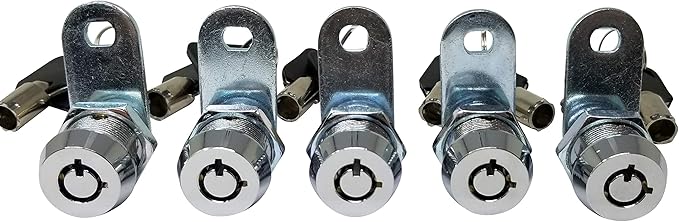 Admiral Locks Tubular Cam Lock, Keyed Alike Removable Key RV Compartment - Image 6