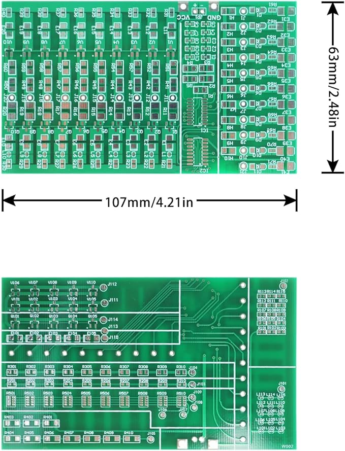 Soldering Practice Kit DIY Two-sided SMT 3-row White Red LED SMD Circuit Kit - Image 6