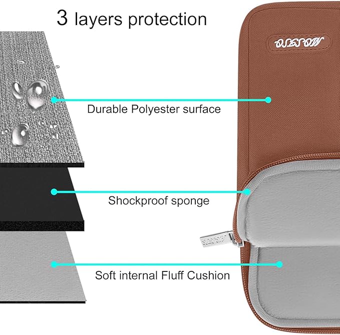 MOSISO Laptop Case 13.3 inch, 13-13.3 inch Laptop Sleeve Compatible - Image 4