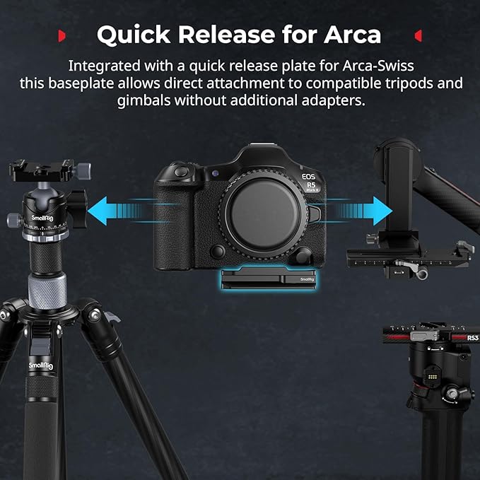 SmallRig Mount Plate for AirTag, Quick Release Camera Mount Baseplate for - Image 5