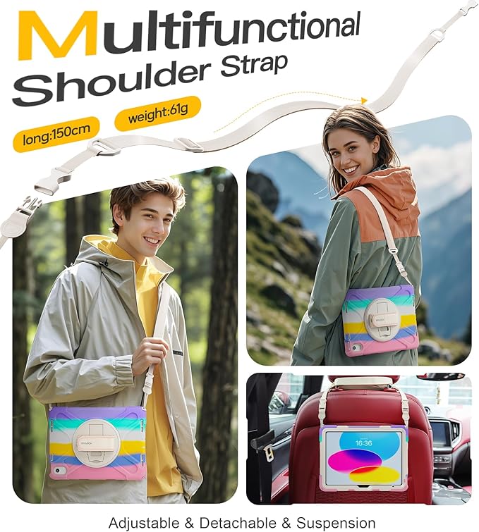 BRAECN for iPad 11th/10th Generation case 11/10.9 inch 2025/2022 Heavy Duty - Image 7