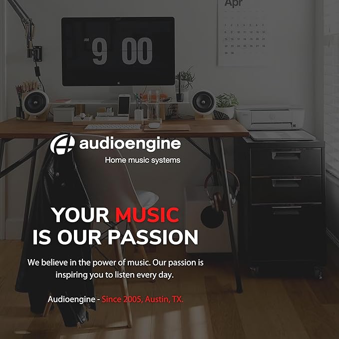 Audioengine S8 Powered Subwoofer Speaker - 250W 8-inch Home Woofer - Image 9