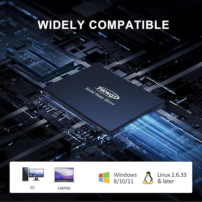 FS810 256GB SSD, 2.5" SSD SATA III 6Gb/s, Solid State Drives, 3D NAND TLC Flash - Image 5