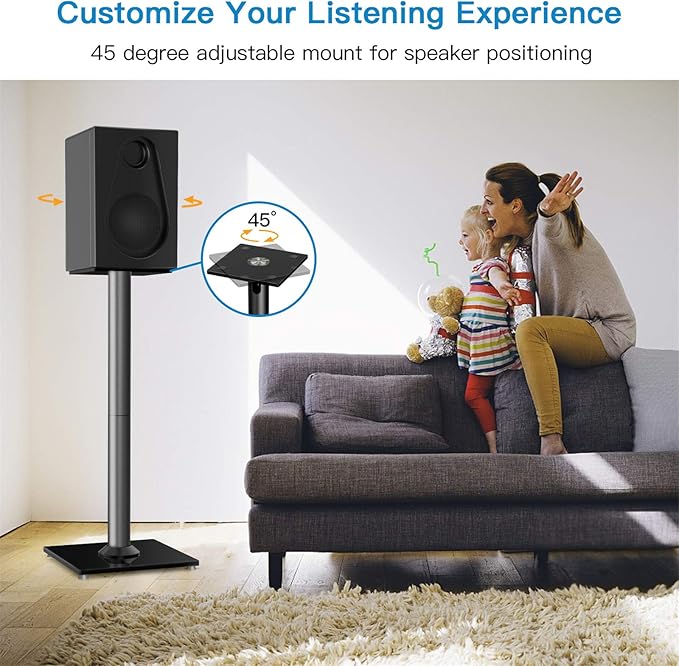 PERLESMITH Universal Floor Speaker Stands 26 Inch - Image 7