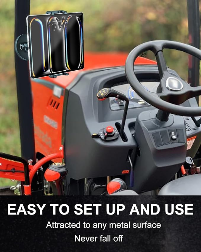 Metal iPad Magnetic Mount for Tractor/Golf - Image 5