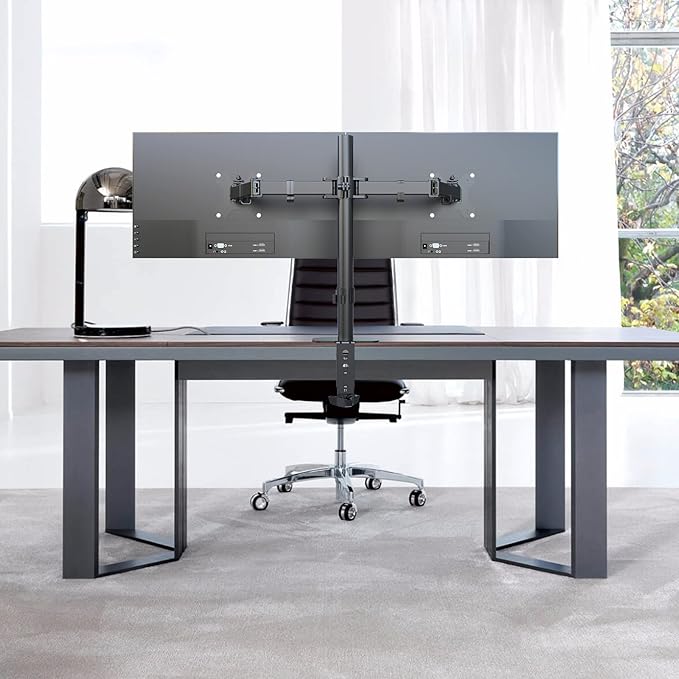 Suptek Monitor Mount, Adjustable Dual Monitor Arm Desk Mount Heavy Duty Monitor - Image 6
