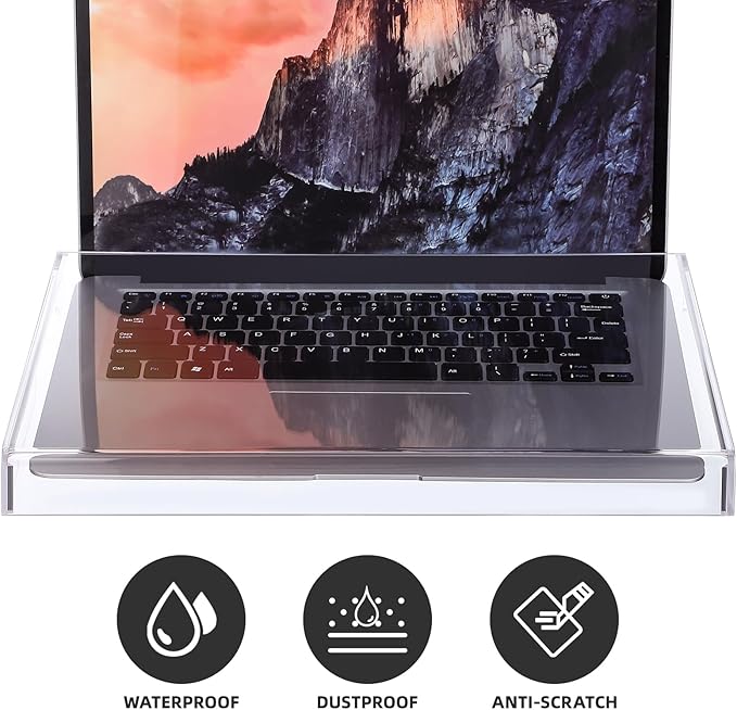 Laptop Keyboard Protector Cover Acrylic Clear Laptop Dust Case Anti-Cat - Image 3