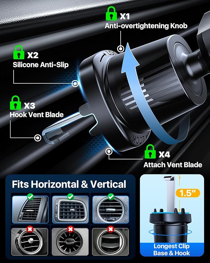 YRU Car Phone Holder, Phone Holders - Image 2