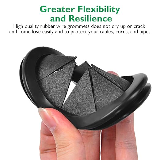 Rubber Grommets for Wiring, 3-1/8 Inch Drill Hole, 2-3/4 Inch ID, Firewall - Image 3