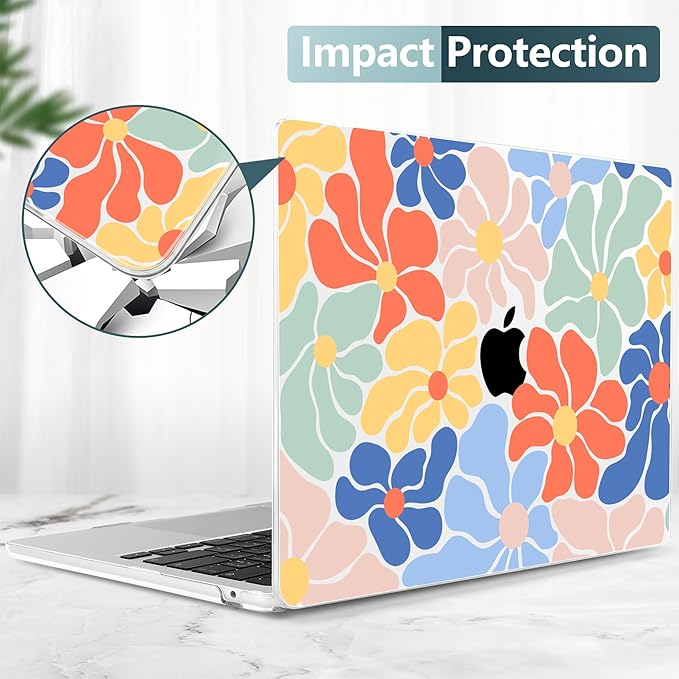 TWOLSKOO Compatible with M4 MacBook Air 13.6 inch Case 2025-2022 Release M4 - Image 6