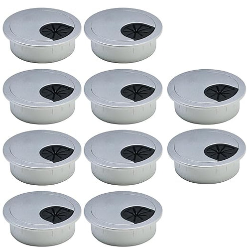 10 Pcs Desk Grommet 2-1/16" / 53 mm, Desk Cord Hole Cover, Cable Grommet ABS by EASYEAH