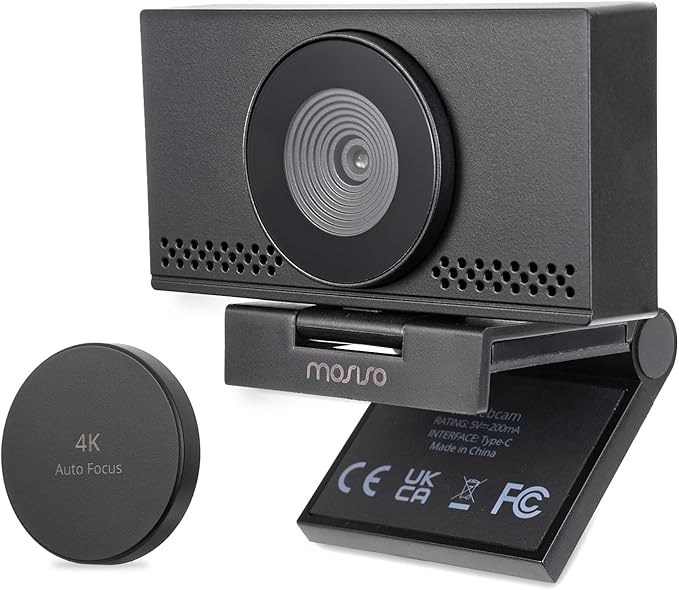 MOSISO 4K Webcam for PC & Laptop by MOSISO
