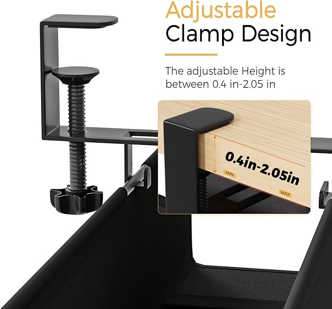 Under Desk Cable Management Tray 15.7" - Image 3