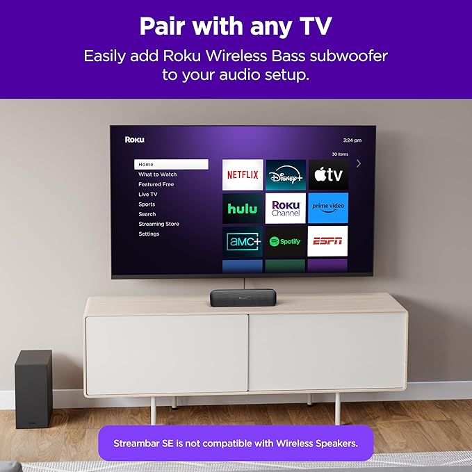 Roku Streambar SE | 2-in-1 TV Soundbar - Image 8