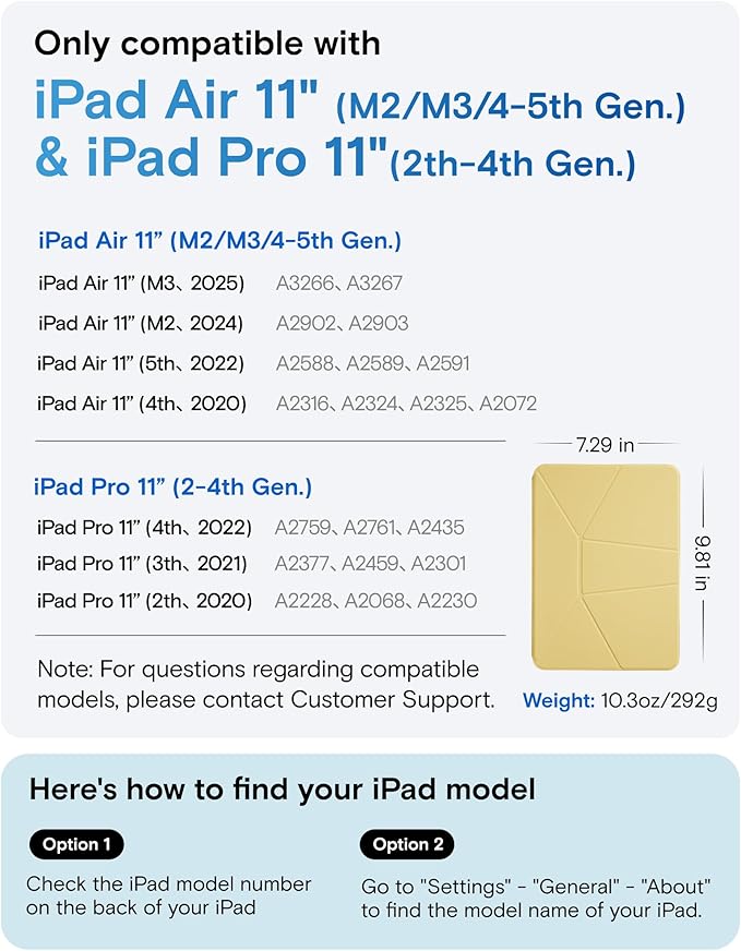 MOFT Dynamic Folio Case for for iPad Air 11-inch M3 M2 2025 2024/10.9 Air 5th - Image 2