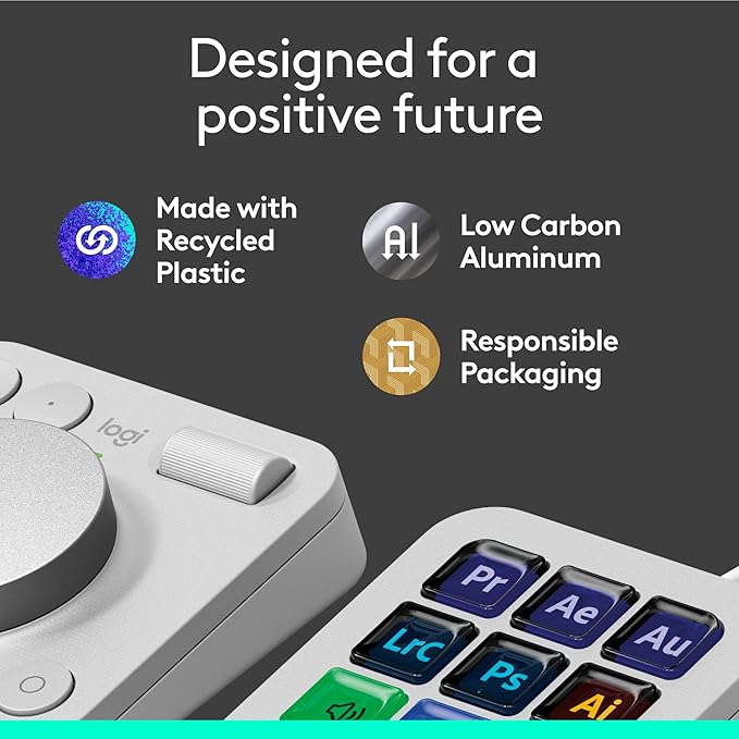 Logitech MX Creative Console, 9 Customizable LCD Keys, Stream Deck Accessories - Image 10