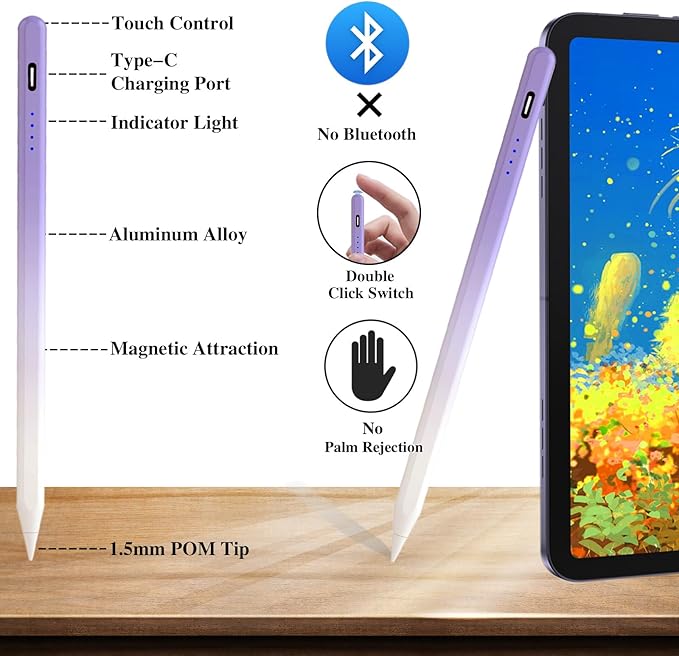 Acitve Stylus Pens for Touch Screens, iPad Pencil - Image 3