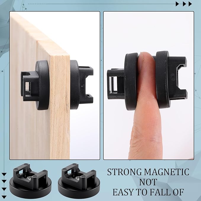 Yookeer 120 Pieces Magnetic Zip Tie Mount Multipurpose Cable Holder Magnets - Image 5