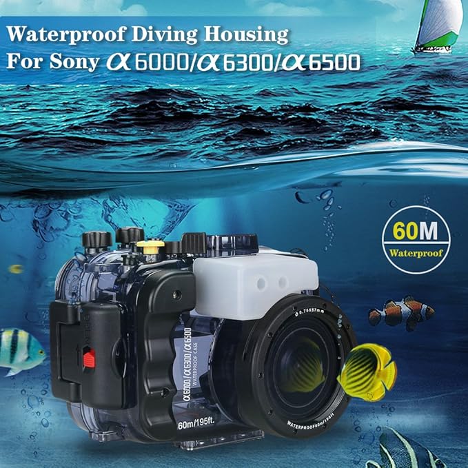 Seafrogs 40m/130ft Waterproof Underwater Camera Housing Waterproof Case - Image 9