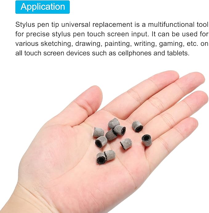 MECCANIXITY 12pcs 6.5mm Stylus Pen Fine Tips Conductive Fiber Capacitive Touch - Image 4