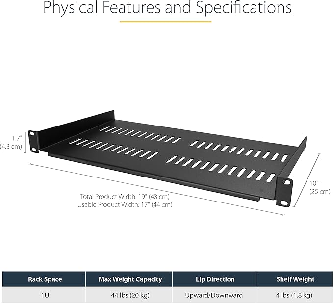StarTech.com 4U Wall Mount Network Rack - Image 6