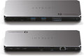 Satechi Thunderbolt 4 Dock 100W Charging, Dual Monitor HDMI 4K/60Hz, 40Gbps by Satechi