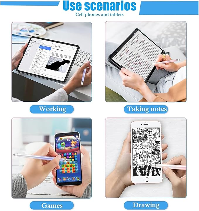 2PCS Stylus Pens for Touch Screens, Stylus Pen for iPhone/iPad/Tablet - Image 7