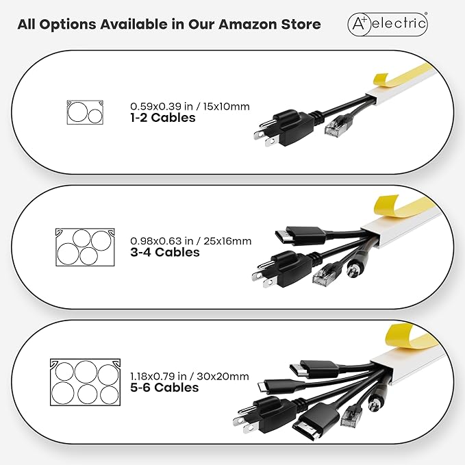 315" Cable Hider, Wire Cover, Cables Raceway - Image 9